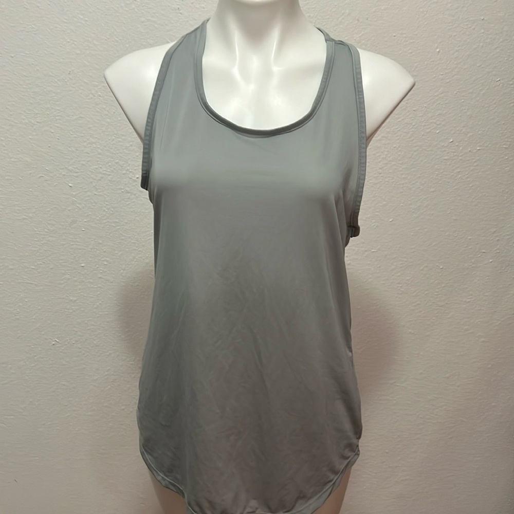 Baleaf Gray Racerback Athletix Shirt Sz M